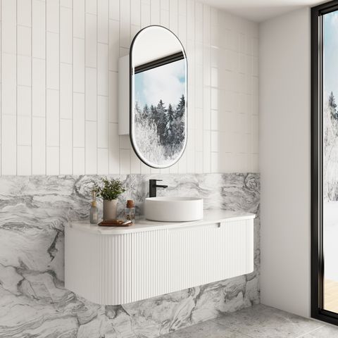 Savio 1200mm Wall Hung Vanity Cabinet Only