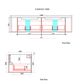 Savio 1500mm Wall Hung Vanity Cabinet Only