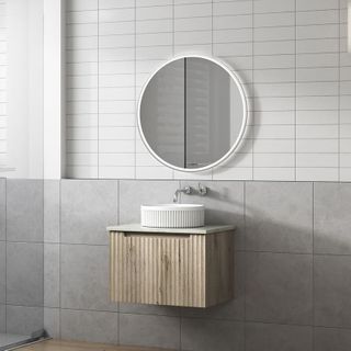 Calder 600mm Wall Hung Vanity Cabinet Only