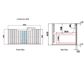Calder 900mm Wall Hung Vanity Cabinet Only