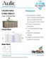 Calder 900mm Wall Hung Vanity Cabinet Only