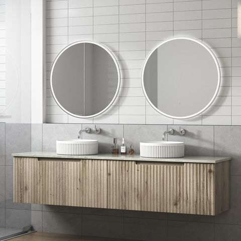 Calder 1800mm Double Wall Hung Vanity Cabinet Only