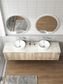 Calder 1800mm Double Wall Hung Vanity Cabinet Only