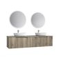 Calder 1800mm Double Wall Hung Vanity Cabinet Only
