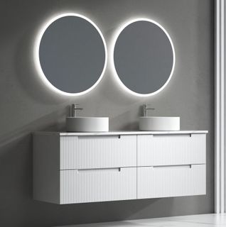 Verona Wall Hung Mark II Vanity Cab Only  1500mm Double