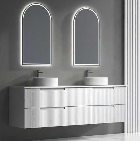 Verona Wall Hung Mark II Vanity Cab Only 1800mm Double