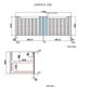 Perla Wall Hung Mark II Vanity Cab Only 1200mm