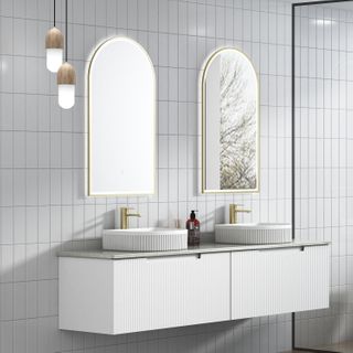 Perla Wall Hung Mark II Vanity Cab Only 1800mm Double
