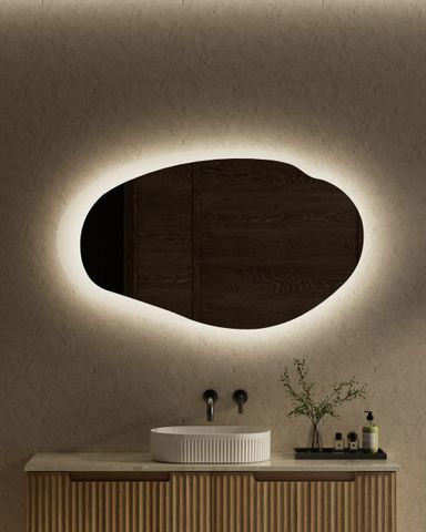 Evanston 1300mm LED Mirror Matte White Frame