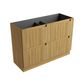 Lovina Floor Standing 1200 Vanity Cab Only Harvest Oak