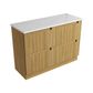 Lovina Floor Standing 1200 Vanity Cab Only Harvest Oak