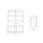 Lovina Floor Standing 1200 Vanity Cab Only Harvest Oak
