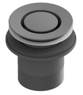 P&W Brass Pop Down O/F 40mm Titanium Grey