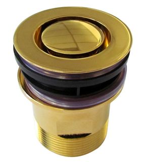 P&W Brass Basin Pop Down 32mm Gold