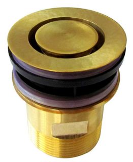 P&W Brass Basin Pop Down 32mm Polished Brass