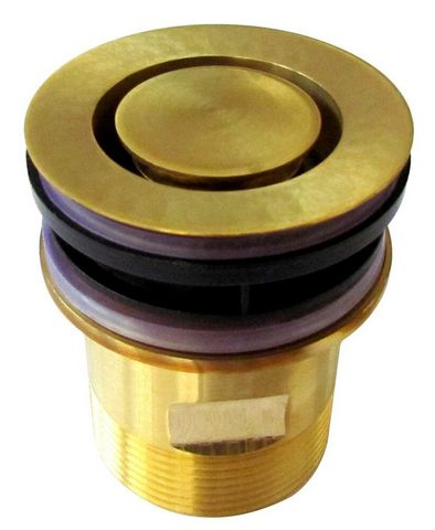 P&W Brass Basin Pop Down 32mm Polished Brass
