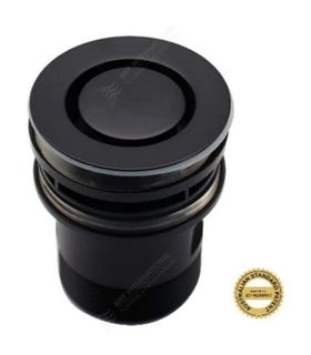P&W Brass Basin Pop Down 32mm Matte Black