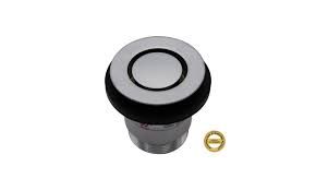P&W Brass Bath Pop Down 40mm Satin Chrome
