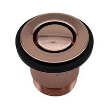P&W Brass Bath Pop Down 40mm Rose Gold