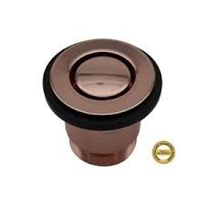 P&W Brass Bath Pop Down 40mm Brushed Rose Gold