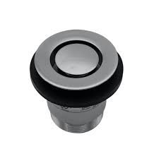 P&W Brass Bath Pop Down 40mm Titanium Grey