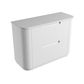 Curva Matte White 1200 Floor Mount Vanity