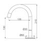 Serenity Basin Arc Spout Brushed Nickel