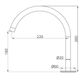 Serenity Bath/Kitchen Arc Spout Chrome