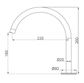 Serenity Bath/Kitchen Arc Spout Gun Metal