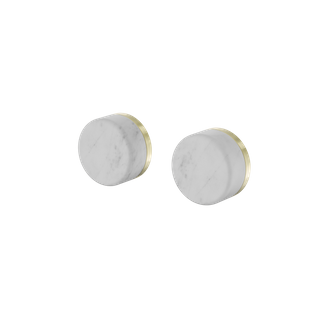 Serenity Wall Top Assembly With Carrara Handle Brushed Gold