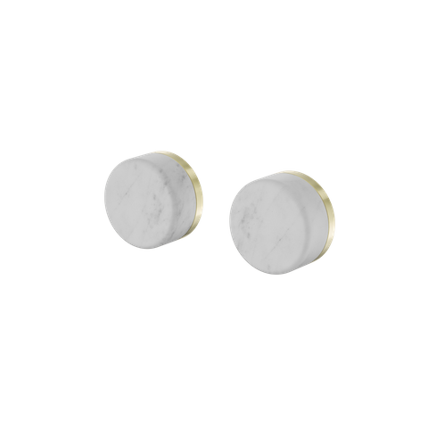 Serenity Wall Top Assembly With Carrara Handle Brushed Gold