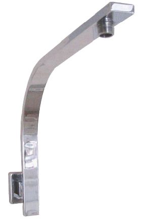 Savanna Square Chrome Gooseneck Shower Arm 400mm