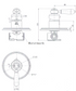 Bordeaux Brushed Nickel Shower Mixer