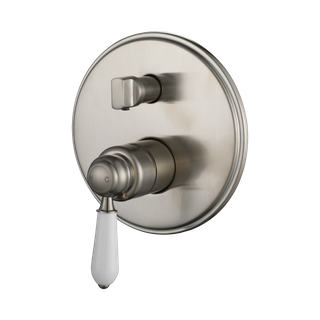 Bordeaux Brushed Nickel Shower Mixer with Diverter