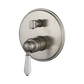 Bordeaux Brushed Nickel Shower Mixer with Diverter