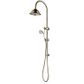 Bordeaux Brushed Bronze Twin Shower on Rail