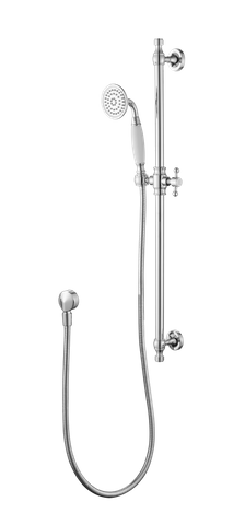 Bordeaux Chrome Shower on Rail