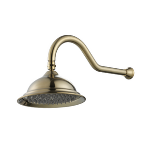 Bordeaux Brushed Bronze Shower Head and Arm