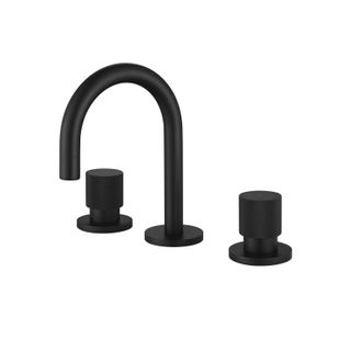 Cadence 1/4 Turn Matte Black Basin Set