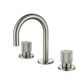 Cadence 1/4 Turn Brushed Nickel Basin Set