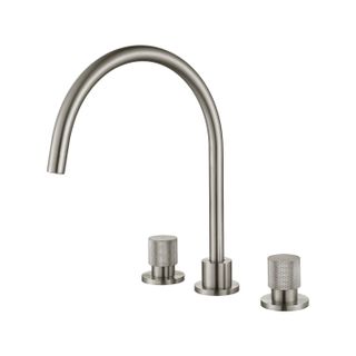 Cadence 1/4 Turn Brushed Nickel Hob Sink Set