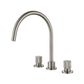 Cadence 1/4 Turn Brushed Nickel Hob Sink Set
