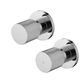 Cadence 1/4 Turn Chrome Wall Top Assemblies