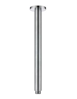 Star Brushed Chrome Ceiling Dropper 300mm