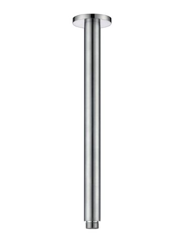 Star Brushed Chrome Ceiling Dropper 300mm