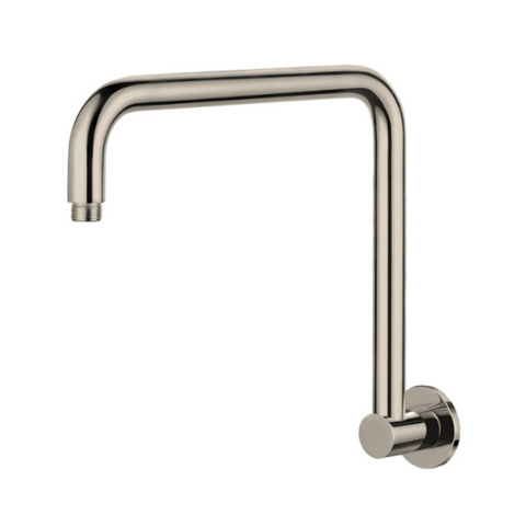 Star PVD Brushed Nickel High Rise Shower Arm 350mm
