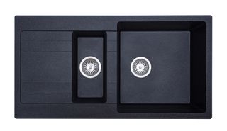 Riva 1 1/4 Bowl with Drainer Granite Sink 960x500x210mm