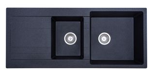 Riva 1 1/2 Bowl with Drainer Granite Sink 1160x500x210mm