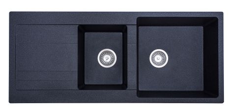 Riva 1 1/2 Bowl with Drainer Granite Sink 1160x500x210mm