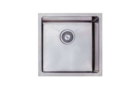 Undermount Sink Single Sq 450x450 Chrome